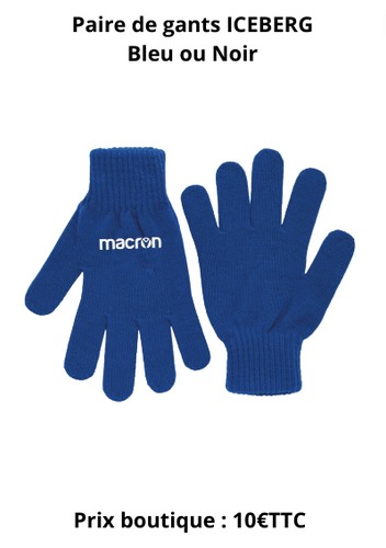 Paire de gants ICEBERG Macron